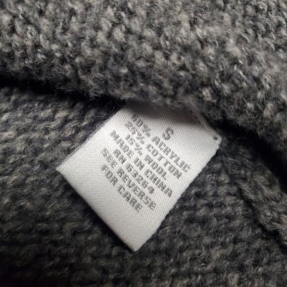 Y2k Cardigan Sweater Open Front 3/4 Sleeve Boho Twee Dress Barn - Size Small - Picture 3 of 6